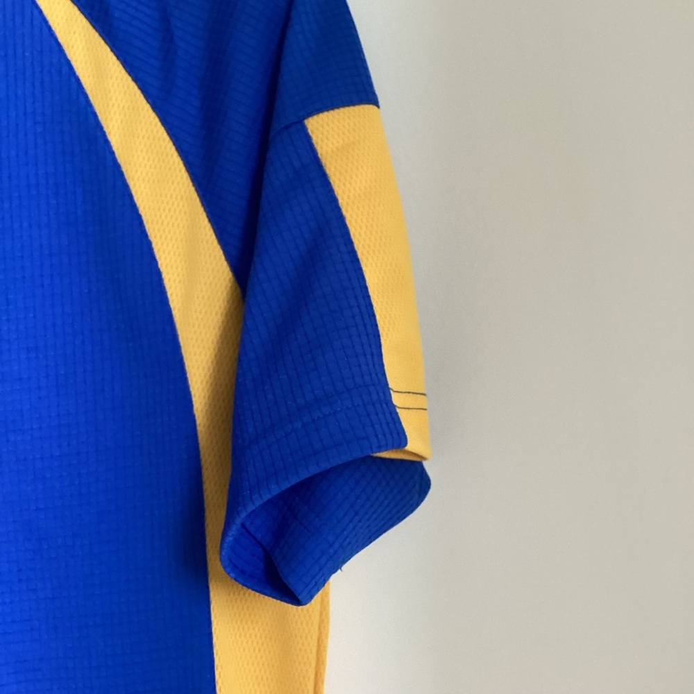 DIADORA Roma Team Jersey Youth Large Blue Yellow NWT Blokecore - Picture 5 of 15